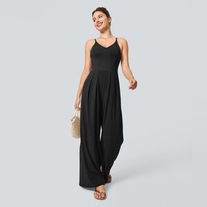 HALARA Breezeful Backless Wide Leg Jumpsuit Medium Tall